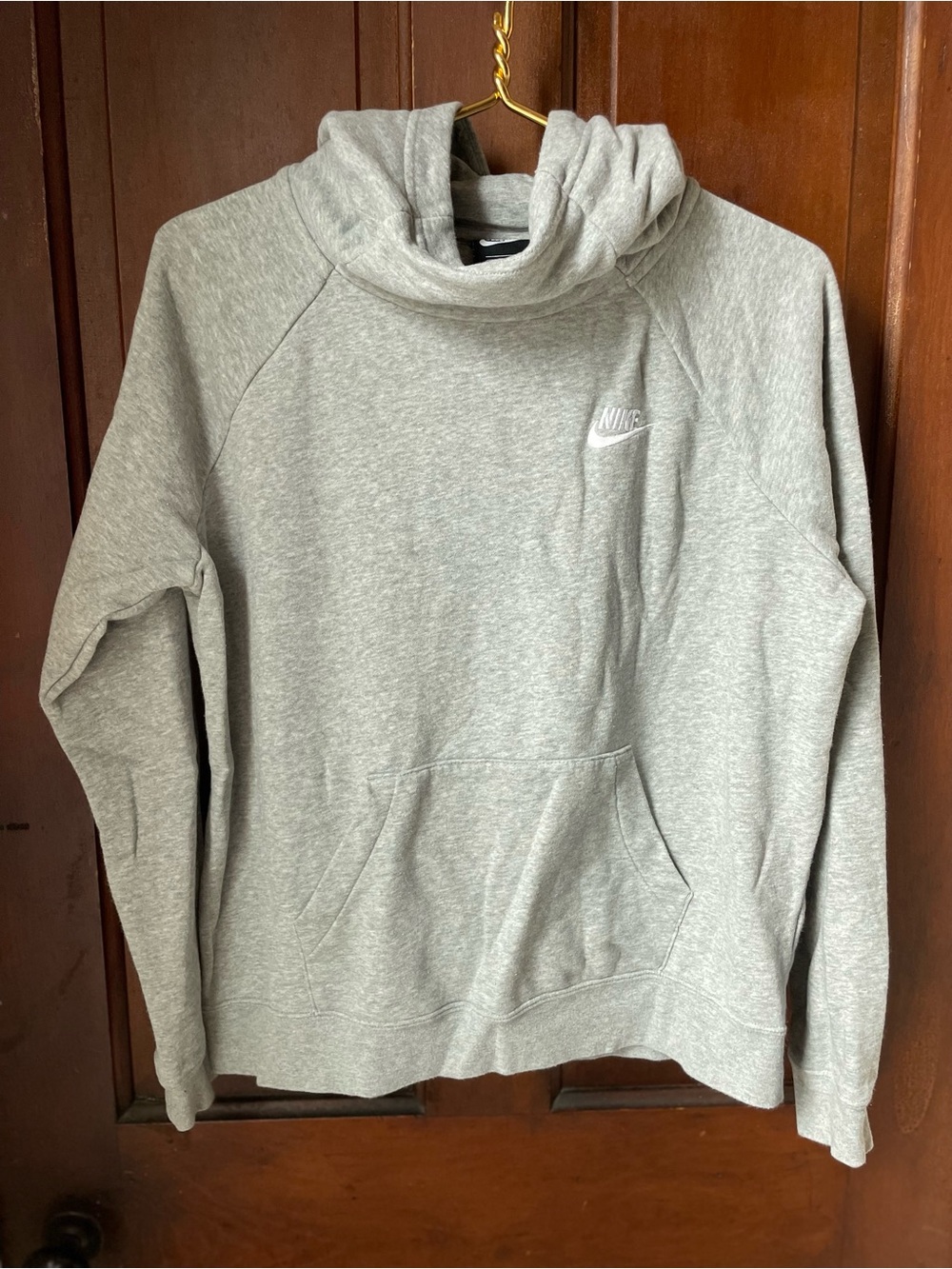 Nike women's medium gray hoodie